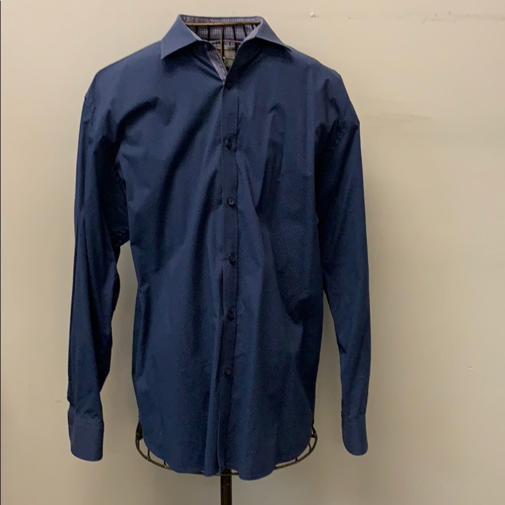 Slimy Fit Dress Shirt with Pattern